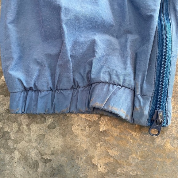 Vintage Izod Lacoste Windbreaker Jogger Pants Mens XL Blue Baggy 90s MC Hammer - Picture 4 of 16